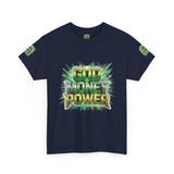 God Money Power Tee — Bold Faith & Wealth Graphic T-Shirt