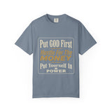 Put GOD First Hustle For The MONEY Graphic T-Shirt