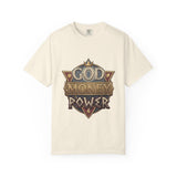 God Money Power Retro Crest T-Shirt