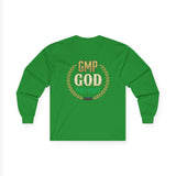 Money Power Long Sleeve Tee — “GMP GOD” Laurel Graphic