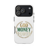 Phone Case — "God Money Power" Inspirational Religious Design