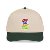 Mid Profile Baseball Cap — "GMP God Money Power" Embroidered Trucker Hat
