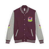 Letterman Jacket — GMP Good Money Power Colorful Splash Varsity Coat