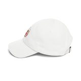 God Money Power Dad Cap – White Embroidered Baseball Hat