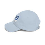 GMP "God Money Power" Embroidered Dad Cap - White Religious Baseball Hat