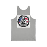 Patriotic Prayer Tank Top — "God, Vote, Power" Graphic
