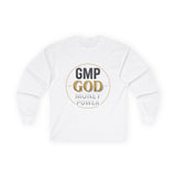 GMP GOD Money Power Long Sleeve Tee — Inspirational Faith & Wealth Shirt