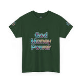 Graphic Tee — "God Money Power" Spiritual Streetwear T-Shirt