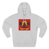 Reggae Sunset Hoodie — Palm Tree Rasta Graphic Fleece