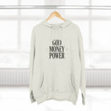 God Money Power Hoodie — Minimalist Inspirational Graphic Hoodie