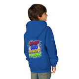 Youth Hoodie — GMP God Money Power Rainbow Graphic