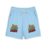 God Money Power Sweat Shorts — Graphic Fleece Lounge Shorts