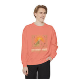 Pyramid Sun Graphic Sweatshirt — Good Morning Power Vintage Vibe