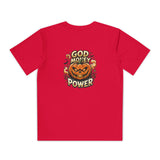 Youth Pumpkin Power Tee - "God Money Power" Halloween Graphic Shirt