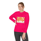GMP "God Money Power" Youth Long Sleeve Tee - Orange Logo