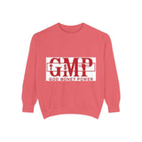 GMP 'God Money Power' Crewneck Sweatshirt — Vintage Red Logo