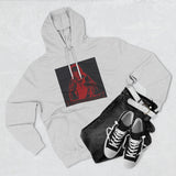 Red Devil Graphic Hoodie — Vintage Occult Illustration Sweatshirt