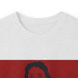 Long Sleeve Tee — "Sacred Hustle" Red Bandana Jesus Graphic