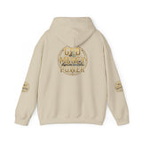 God Money Power Hoodie – Gold Globe Graphic Religious Streetwear