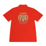 GMP Tiger Crest Polo — God Money Power Chest & Back Logo