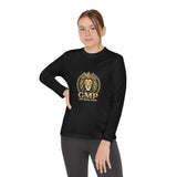 Youth Long Sleeve Tee — Gold Lion 'GMP' Athletic Team Shirt