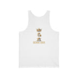 Gold Money Power Tank — Crown & Microphone Graphic Sleeveless Top