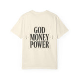 God Money Power T-Shirt — Bold Faith & Hustle Graphic Tee