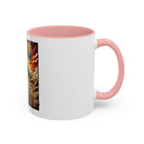 Coffee Mug - 'God Money Power' Pyramid Graphic Accent Mug (11/15oz)
