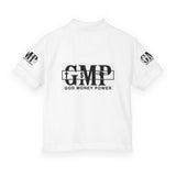 Youth Polo Shirt — "GMP (God Money Power)" Logo Athletic Polo