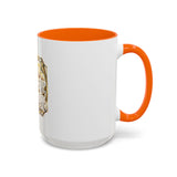 Coffee Mug — "God Money Power" Gold Emblem Accent Mug