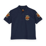 Kids' Halloween Pumpkin Polo - "God Money Power" Graphic