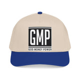 GMP 'God Money Power' Mid-Profile Baseball Cap — Embroidered Logo Snapback