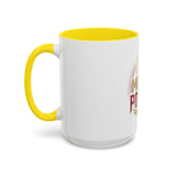 God Money Power Accent Coffee Mug — Motivational Faith & Wealth Design (11/15 oz)