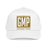GMP 'God Money Power' Baseball Cap — Gold Logo Mid-Profile Hat