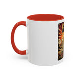 Coffee Mug - 'God Money Power' Pyramid Graphic Accent Mug (11/15oz)