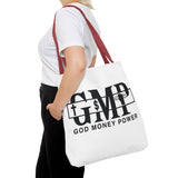 GMP "God Money Power" Graphic Tote Bag – Faith & Hustle Everyday Carry