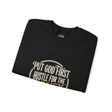 Crewneck Sweatshirt — Put Out Fires, Invest In Money Gold Logo