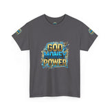 God Money Power T-Shirt — Bold Christian Faith & Prosperity Graphic Tee