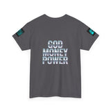 God Money Power Tee — Retro Neon Graphic T-Shirt