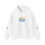 God Money Power Hoodie — Inspirational Rainbow Text Pullover