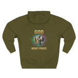 Three-Panel Fleece Hoodie