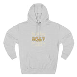 Hoodie — “Put GOD First, Hustle For The MONEY” Motivational Religious Graphic Hoodie