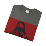 Jesus with Mask T-Shirt — "God Money Power" Graphic Tee