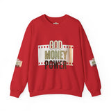 God Money Power Crewneck Sweatshirt