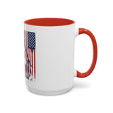 God, Money, Power Coffee Mug — Patriotic Street Art Accent Mug (11/15oz)