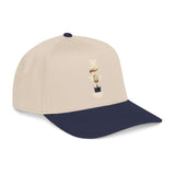 Vertical Wildlife Icons Mid-Profile Baseball Cap — Nature Lover Trucker Hat