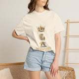 God Money Power T-Shirt — Crown & Coins Faith-Inspired Graphic Tee