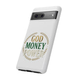 Phone Case — "God Money Power" Inspirational Religious Design