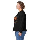 Long Sleeve Tee — Halloween Pumpkin "GMP: God Money Power" Graphic
