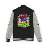 Letterman Jacket — GMP Good Money Power Colorful Splash Varsity Coat